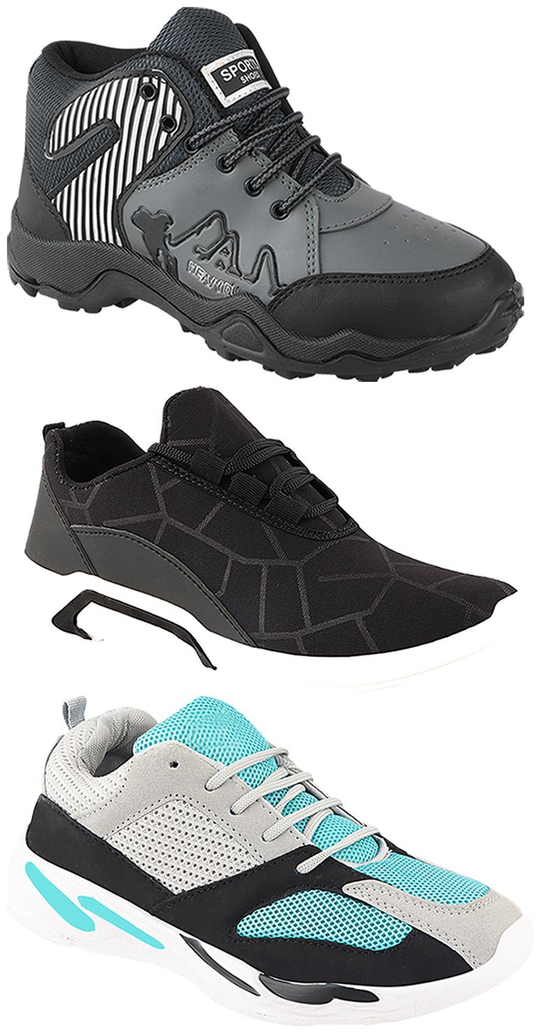 

Birde Men Multi-Color Casual Shoes - CASUAL SPORTS SNEAKERS RUNNNING SHOES - BRD-300-BLK-332-367