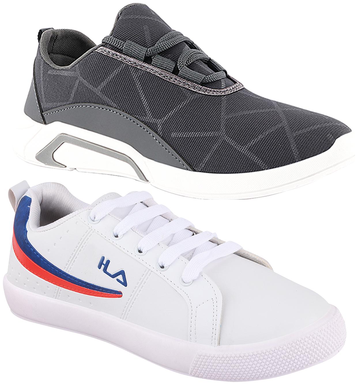 

Birde Multicolor Synthetic Casual Shoes For Men (Pack of 2)