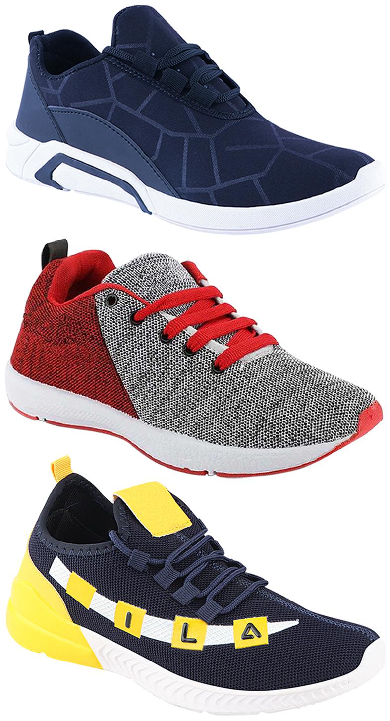 

Birde Men Multi-Color Casual Shoes - CASUAL SPORTS SNEAKERS RUNNNING SHOES - BRD-300-BLU-222-330