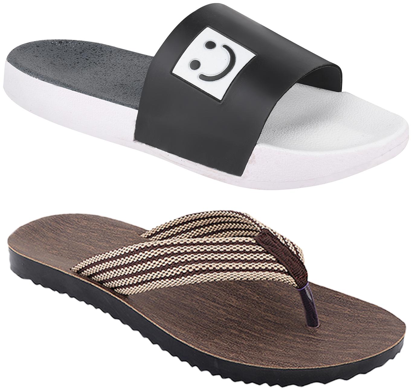 

Birde Men Multi Flip-Flops - 2 Pair