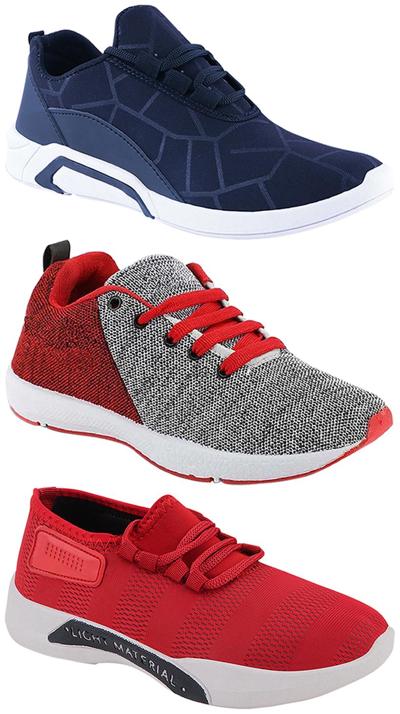 

Birde Men Multi-Color Casual Shoes - CASUAL SPORTS SNEAKERS RUNNNING SHOES - BRD-300-BLU-301-RD-222