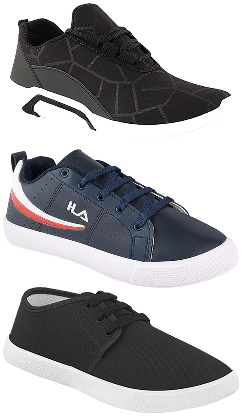 

Birde Men Multi-Color Casual Shoes - BRD-300-BLK-349-365
