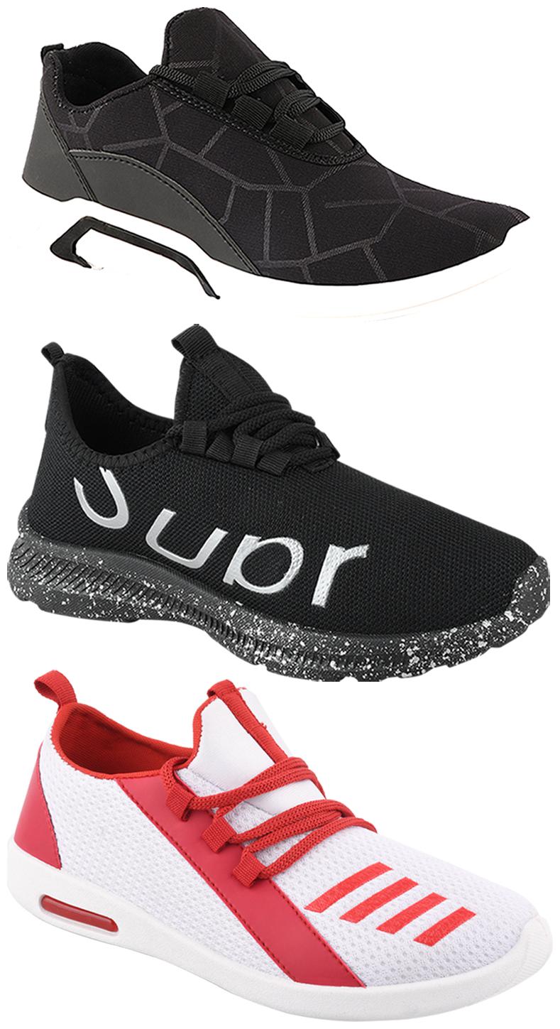 

Birde Men Multi-Color Casual Shoes - BRD-300-BLK-369-374