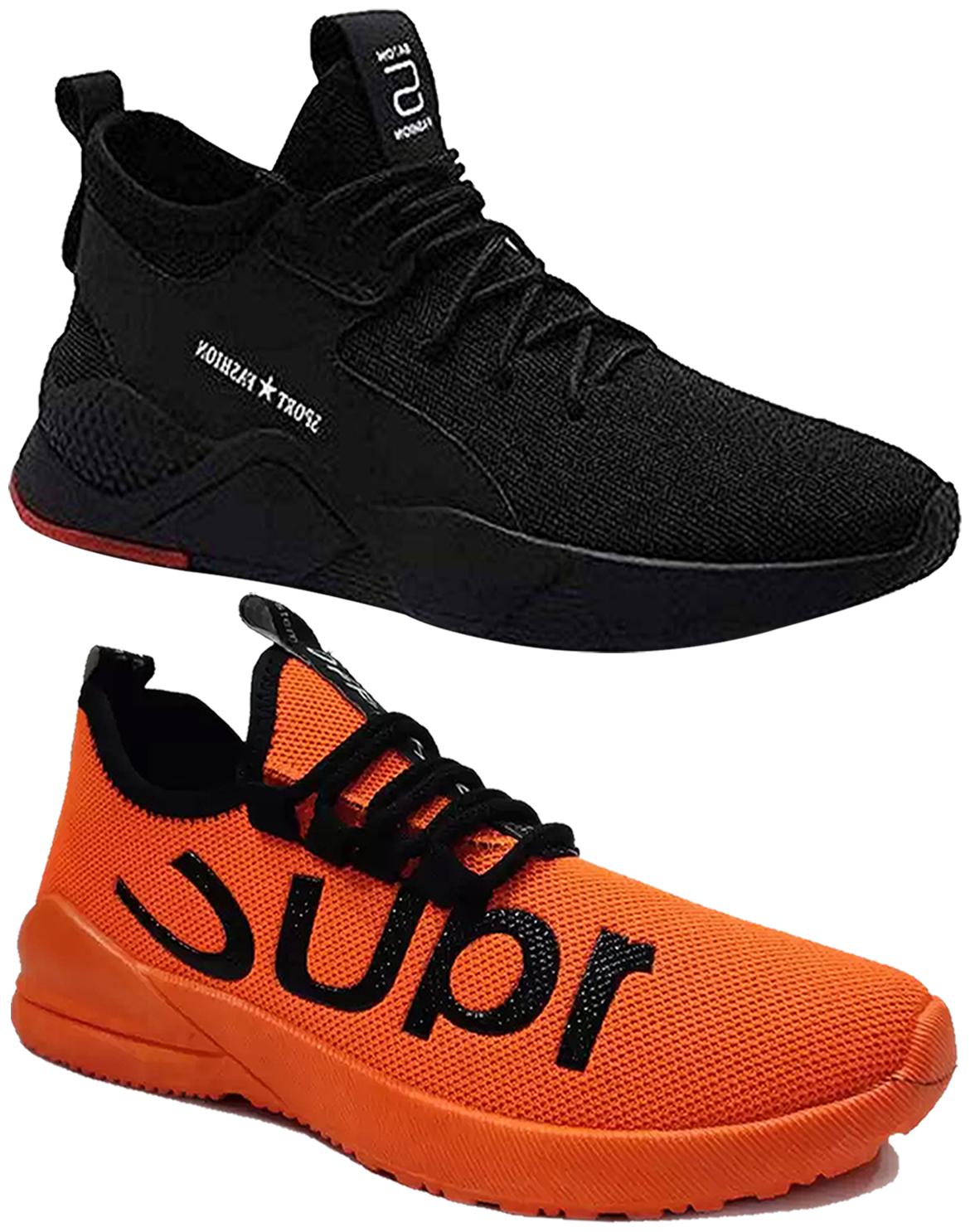 

Birde Men Multi-Color Casual Shoes - BRD-343-BL-SUPER-ORNG