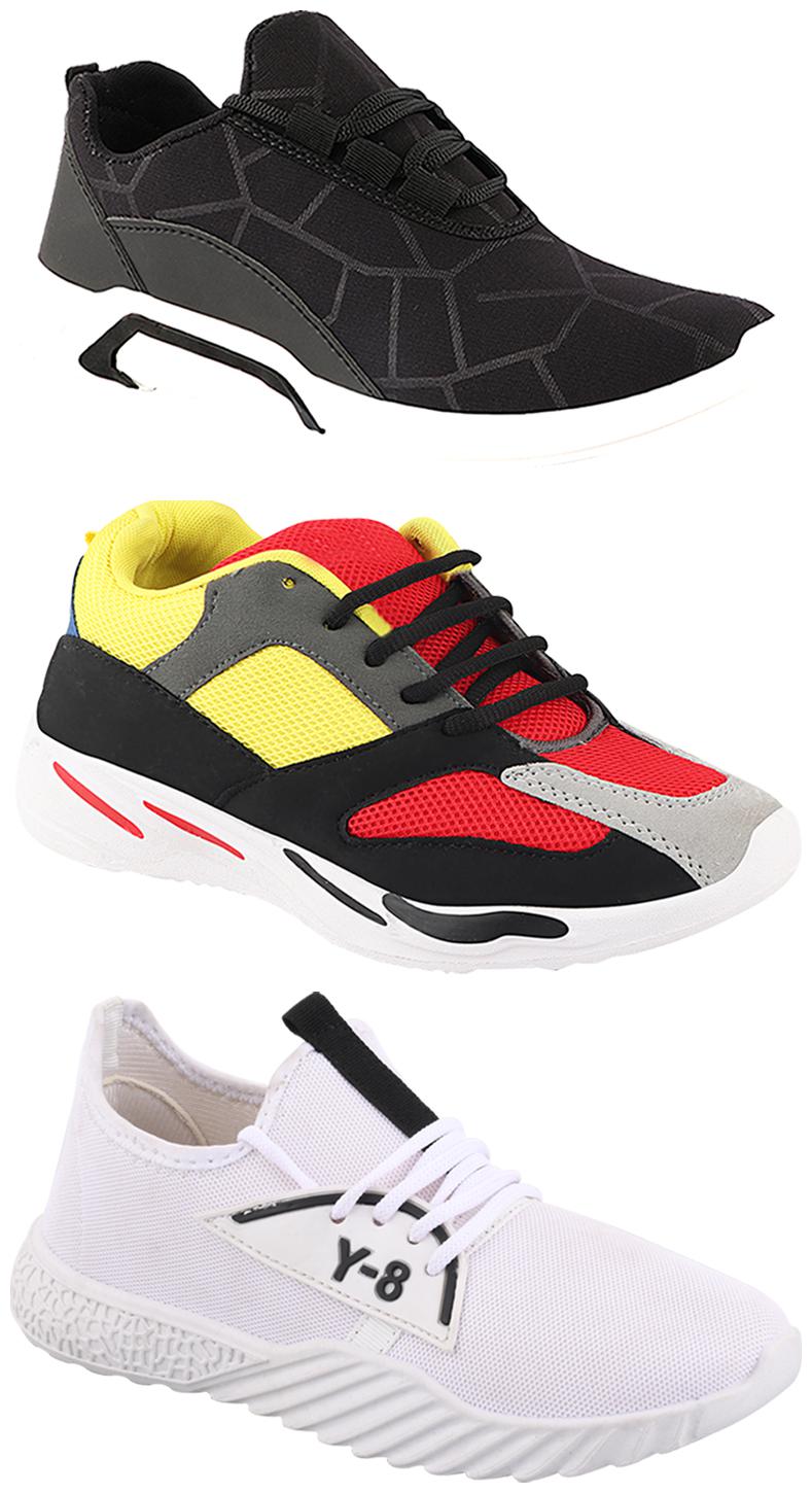 

Birde Men Multi-Color Casual Shoes - CASUAL SPORTS SNEAKERS RUNNNING SHOES - BRD-300-BLK-333-377