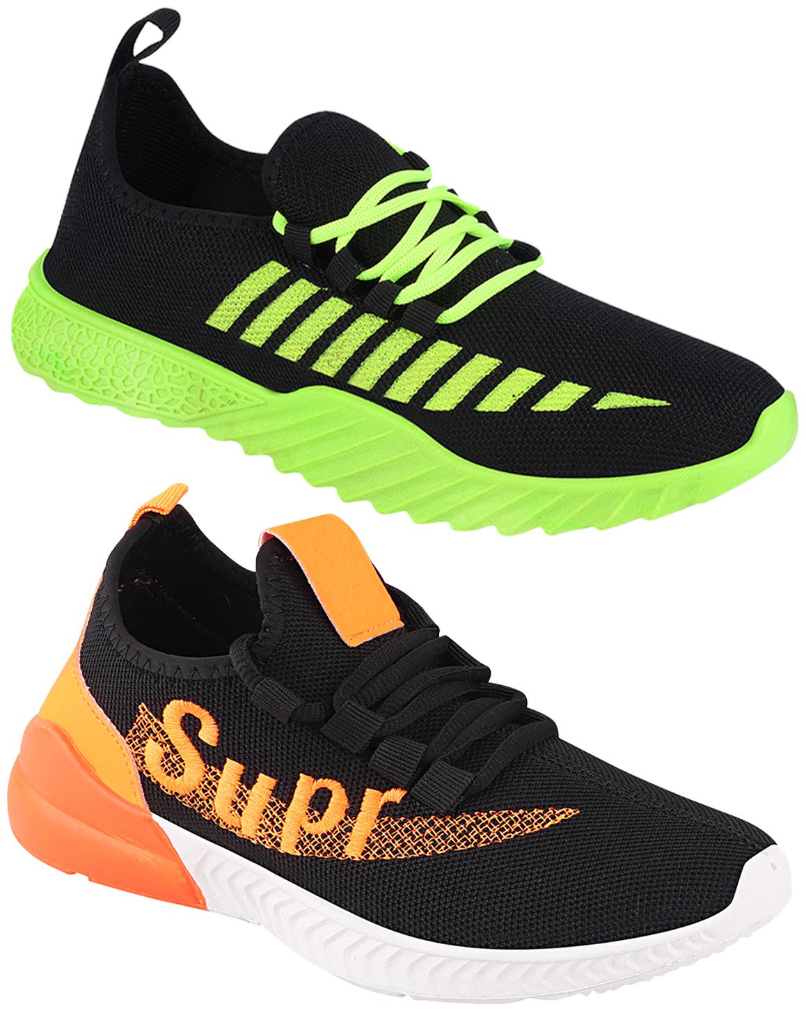 

Birde Multicolor Mesh Casual Shoes For Men (Pack of 2)