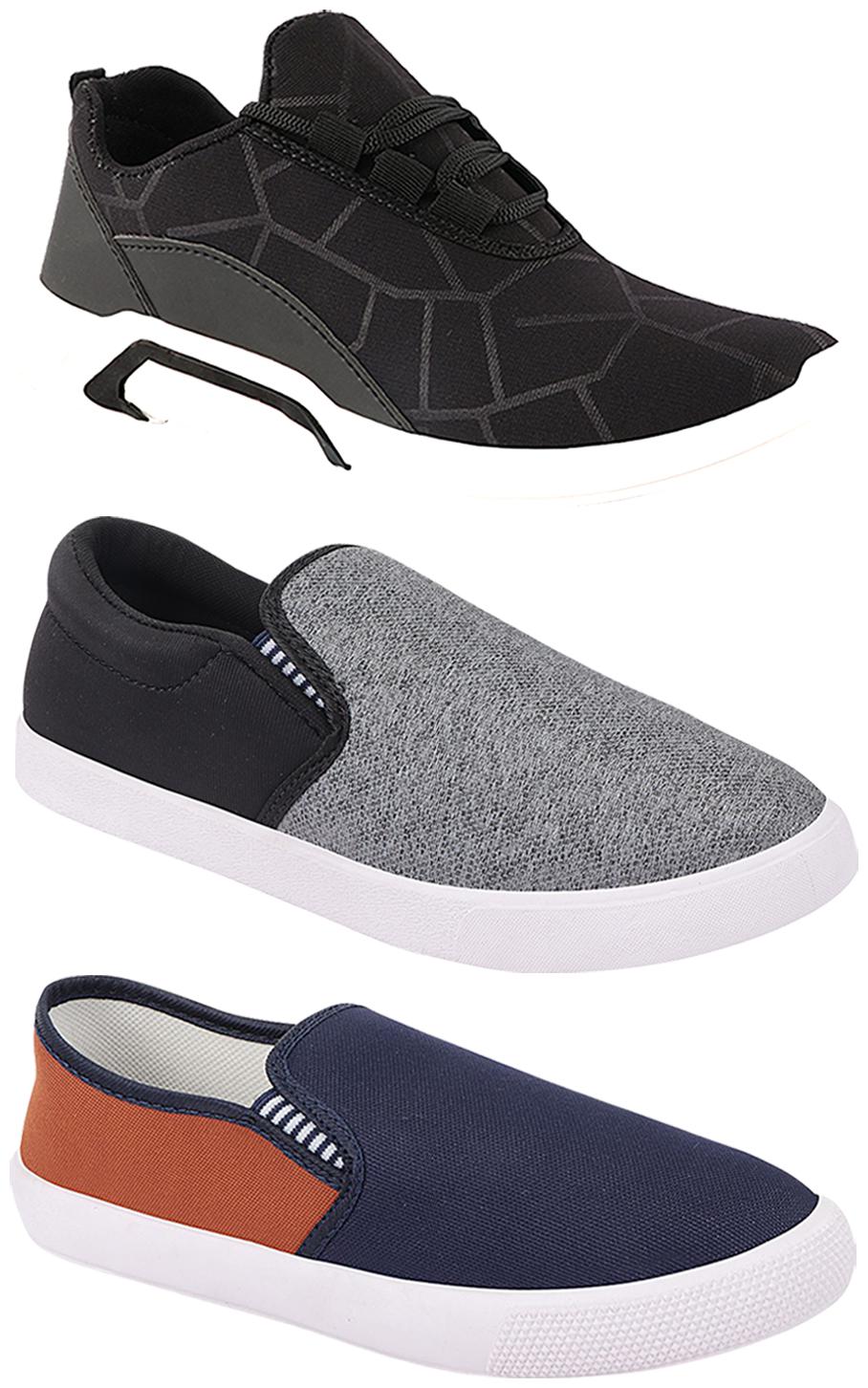 

Birde Men Multi-Color Casual Shoes - BRD-300-BLK-309-TAN-310-SLVR