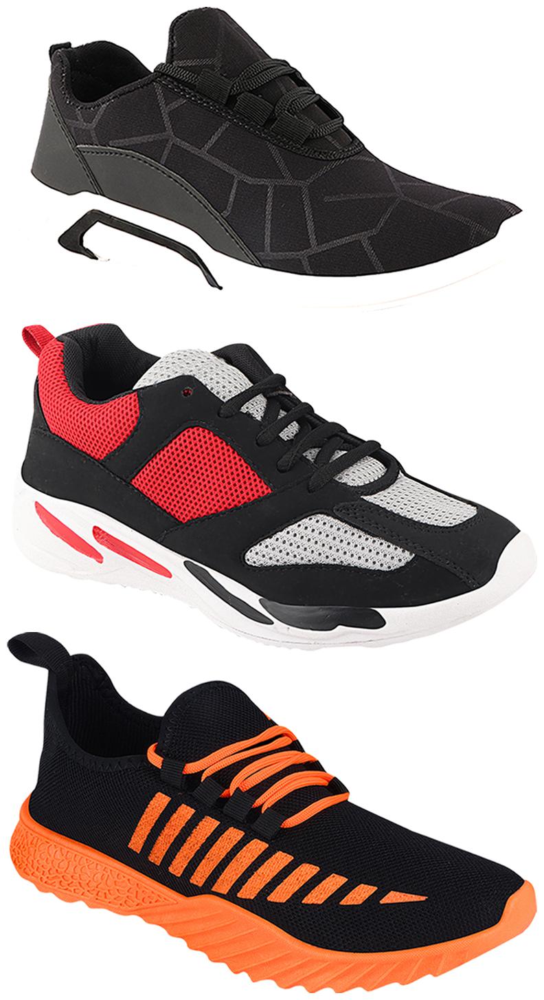 

Birde Men Multi-Color Casual Shoes - CASUAL SPORTS SNEAKERS RUNNNING SHOES - BRD-300-BLK-359-334