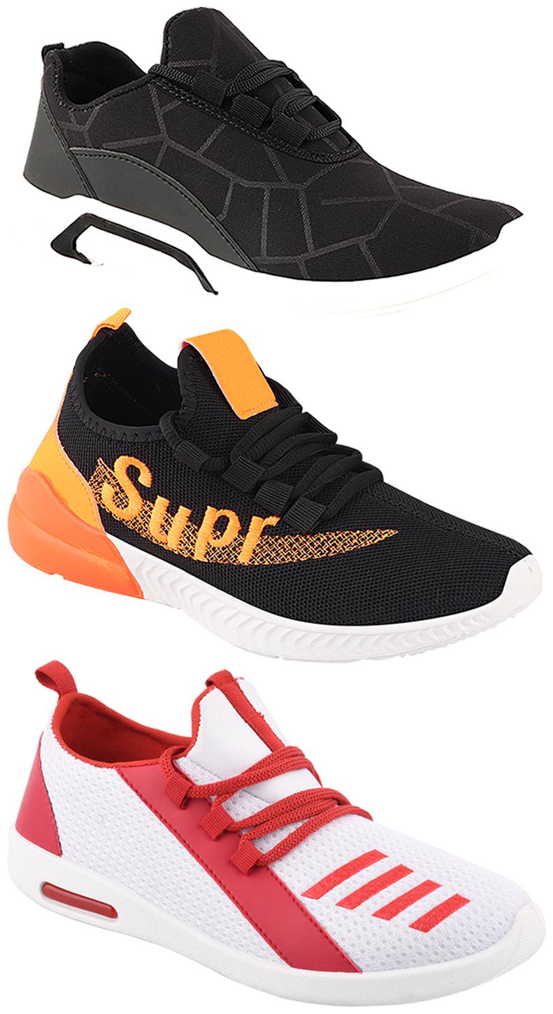 

Birde Men Multi-Color Casual Shoes - CASUAL SPORTS SNEAKERS RUNNNING SHOES - BRD-300-BLK-331-374