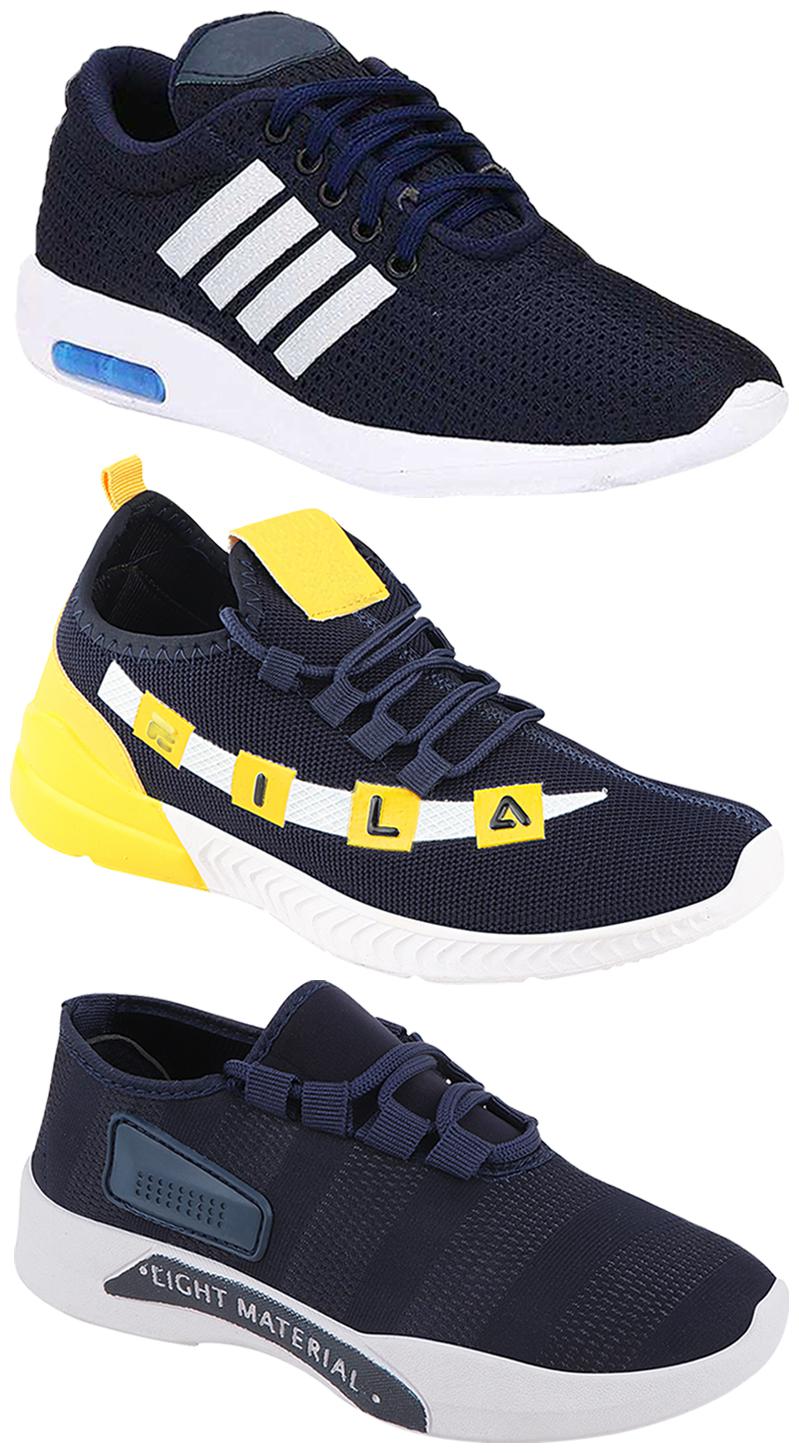 

Birde Men Multi-Color Casual Shoes - CASUAL SPORTS SNEAKERS RUNNNING SHOES - BRD-304-BLU BRD-301-BLU BRD-330