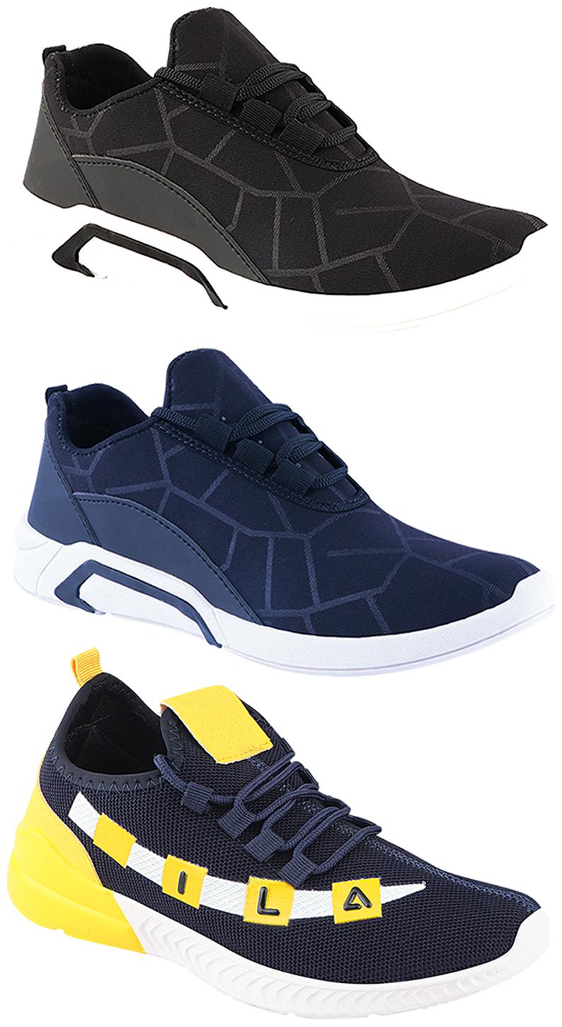 

Birde Men Multi-Color Casual Shoes - CASUAL SPORTS SNEAKERS RUNNNING SHOES - BRD-300-BLK-300-BLU-330