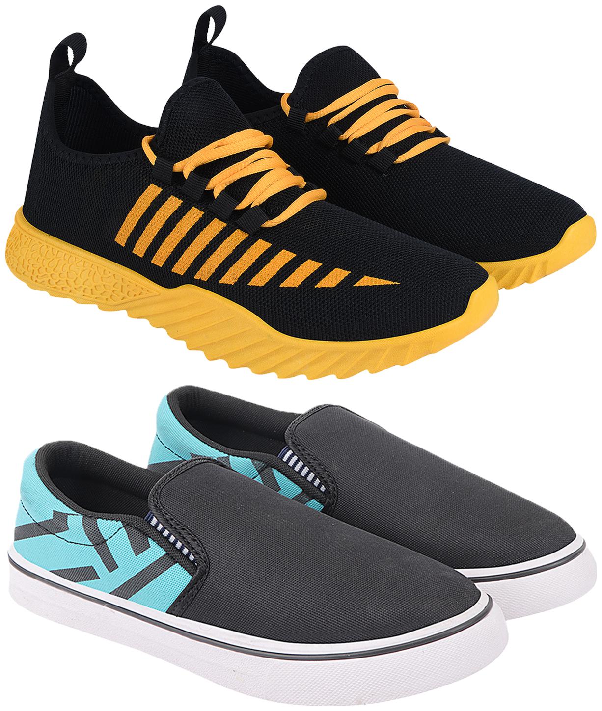 

Birde Men Multi-Color Casual Shoes - BRD-360-308-SGRN