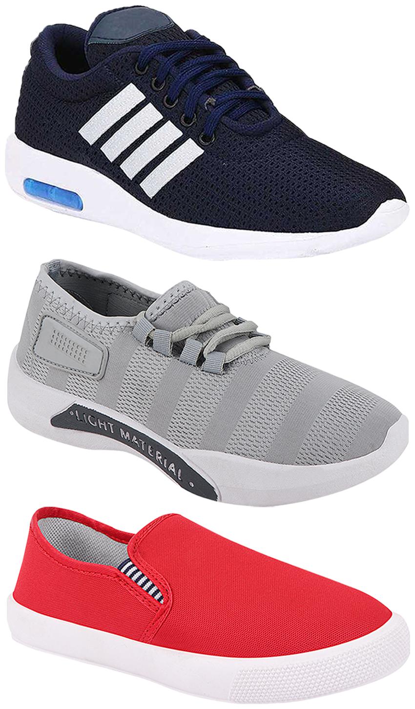 

Birde Men Multi-Color Casual Shoes - BRD-304-BLU BRD-301-GRY BRD-309-RD
