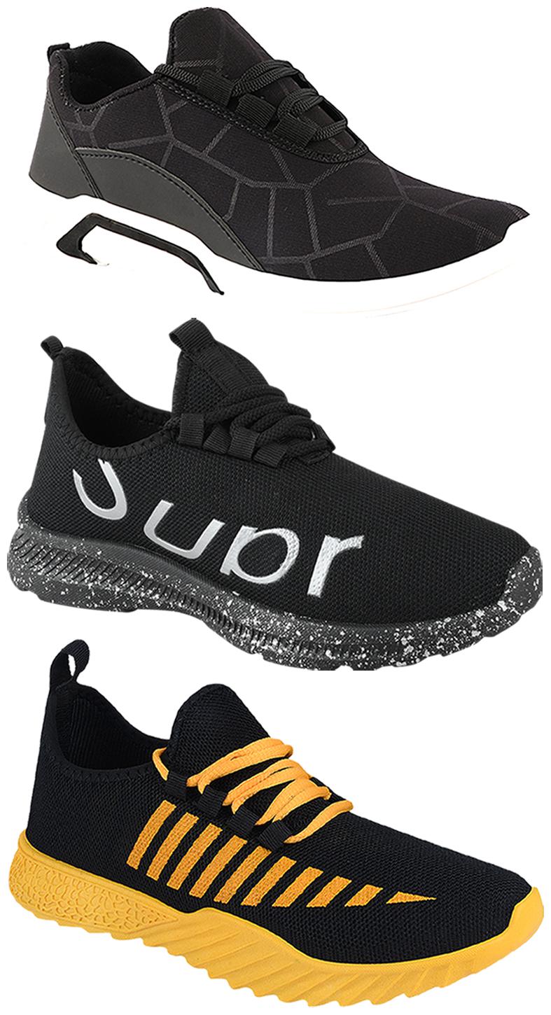 

Birde Men Multi-Color Casual Shoes - BRD-300-BLK-360-369