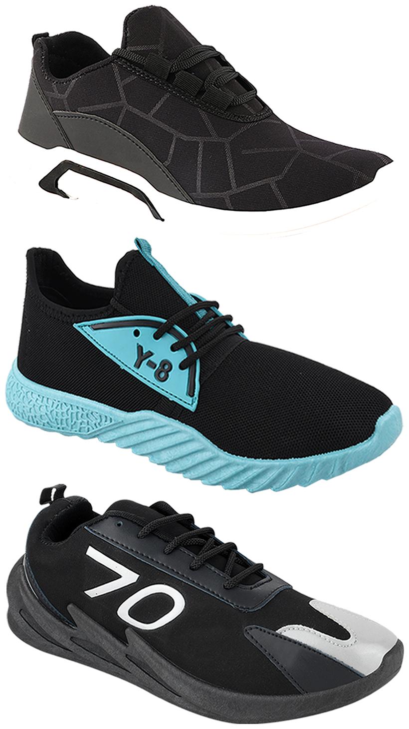 

Birde Men Multi-Color Casual Shoes - CASUAL SPORTS SNEAKERS RUNNNING SHOES - BRD-300-BLK-350-386