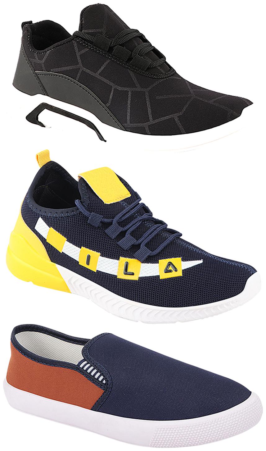

Birde Men Multi-Color Casual Shoes - CASUAL SPORTS SNEAKERS RUNNNING SHOES - BRD-300-BLK-309-TAN-330