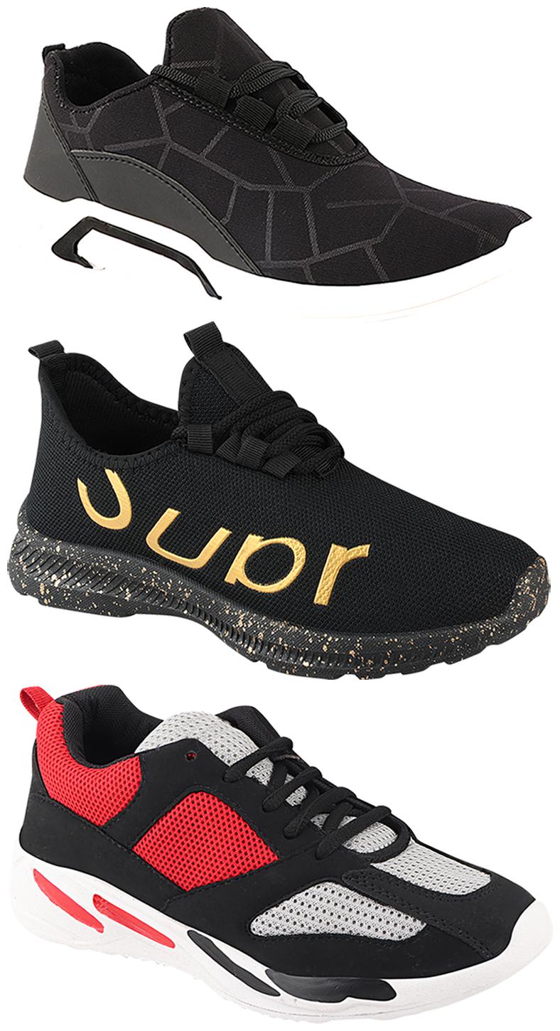 

Birde Men Multi-Color Casual Shoes - CASUAL SPORTS SNEAKERS RUNNNING SHOES - BRD-300-BLK-334-368