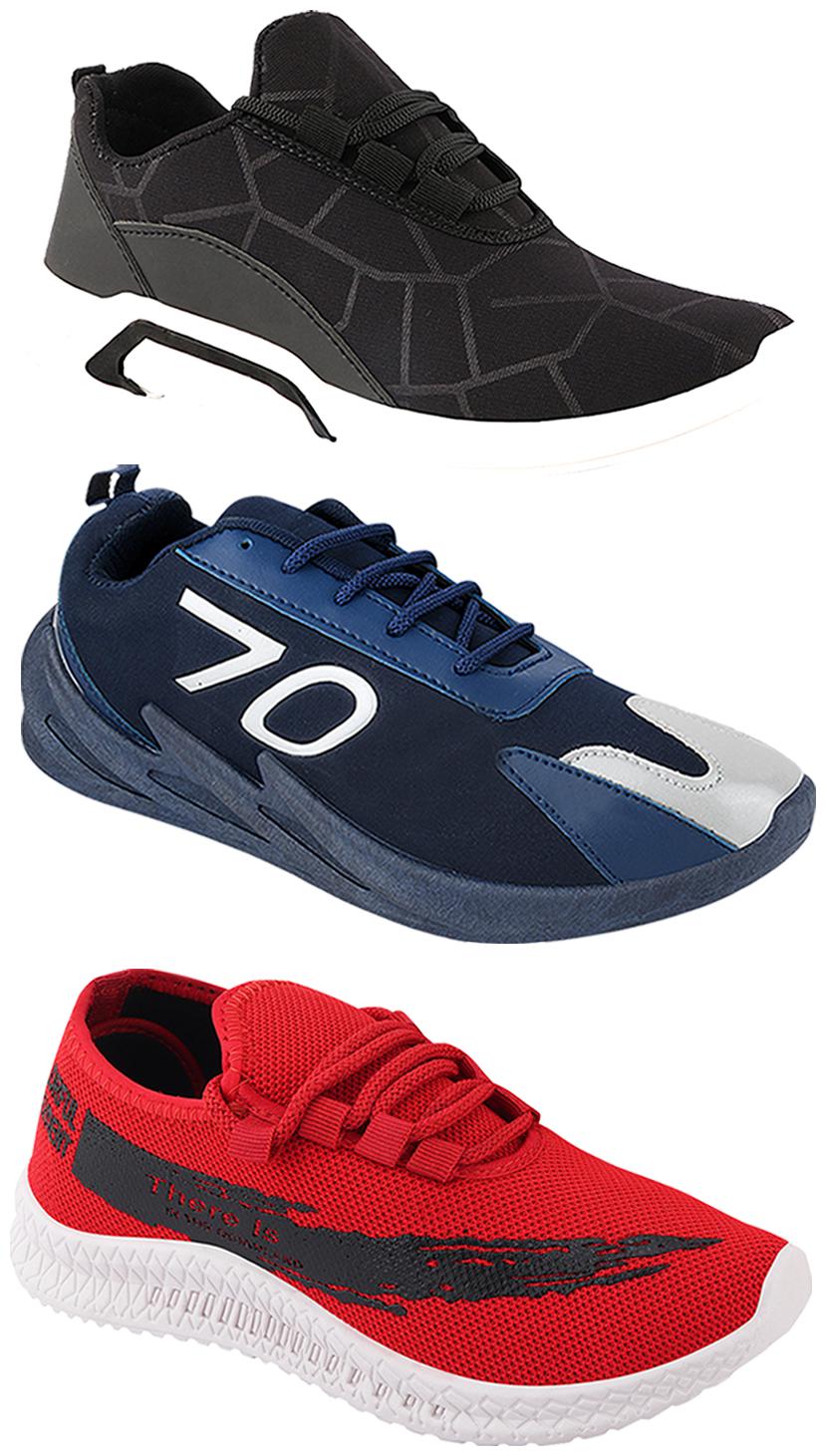 

Birde Men Multi-Color Casual Shoes - CASUAL SPORTS SNEAKERS RUNNNING SHOES - BRD-300-BLK-321-351