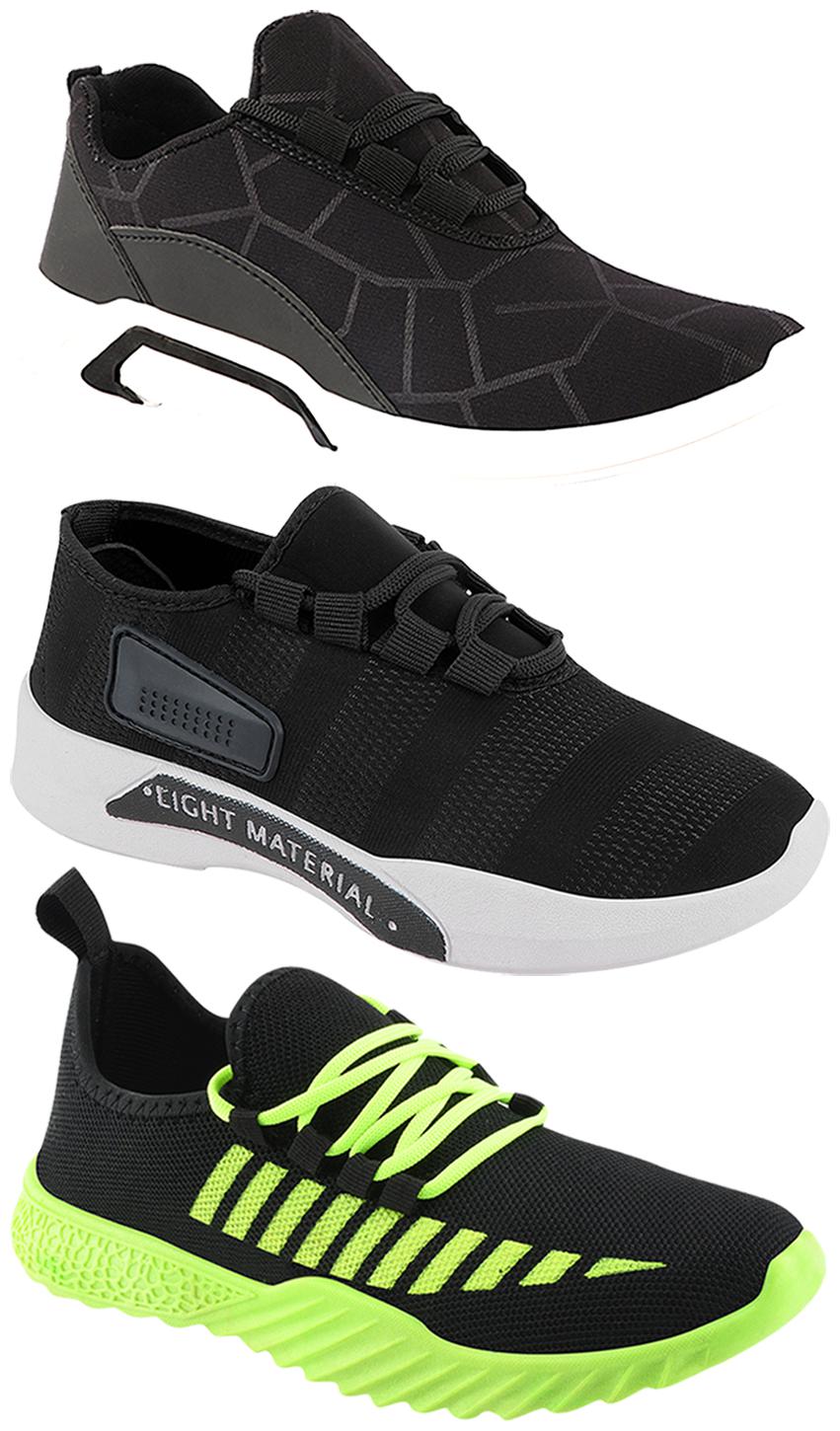 

Birde Men Multi-Color Casual Shoes - BRD-300-BLK-301-BLK-361