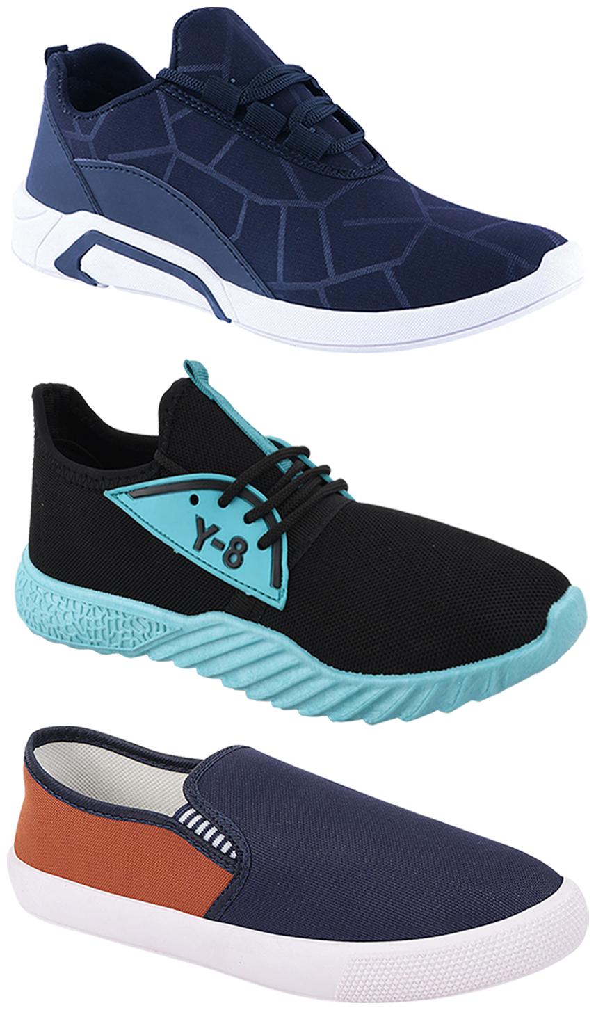 

Birde Men Multi-Color Casual Shoes - BRD-300-BLU-309-TAN-386