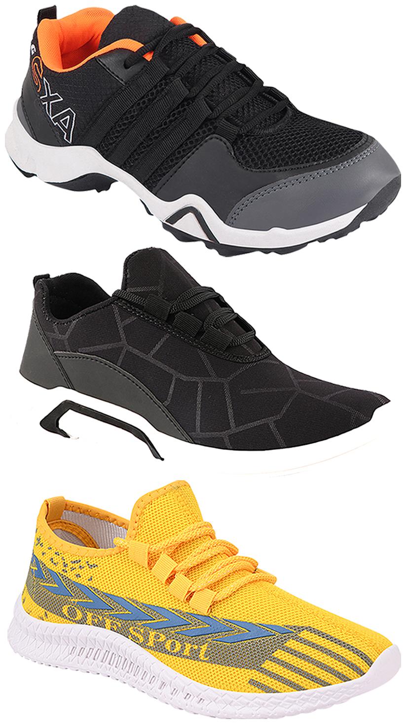 

Birde Men Multi-Color Casual Shoes - BRD-300-BLK-316 AX-3