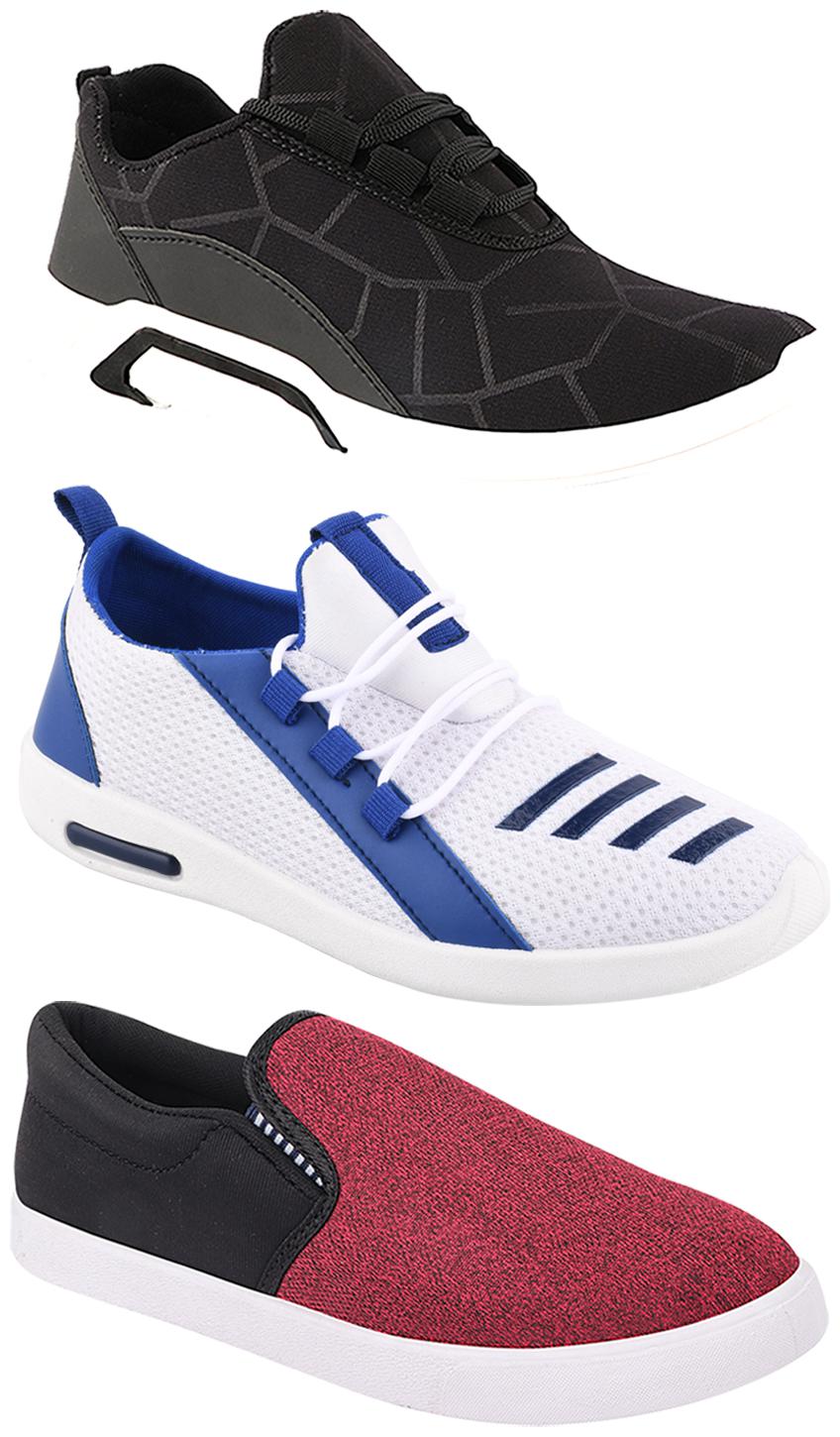 

Birde Men Multi-Color Casual Shoes - BRD-300-BLK-310-BLK-375