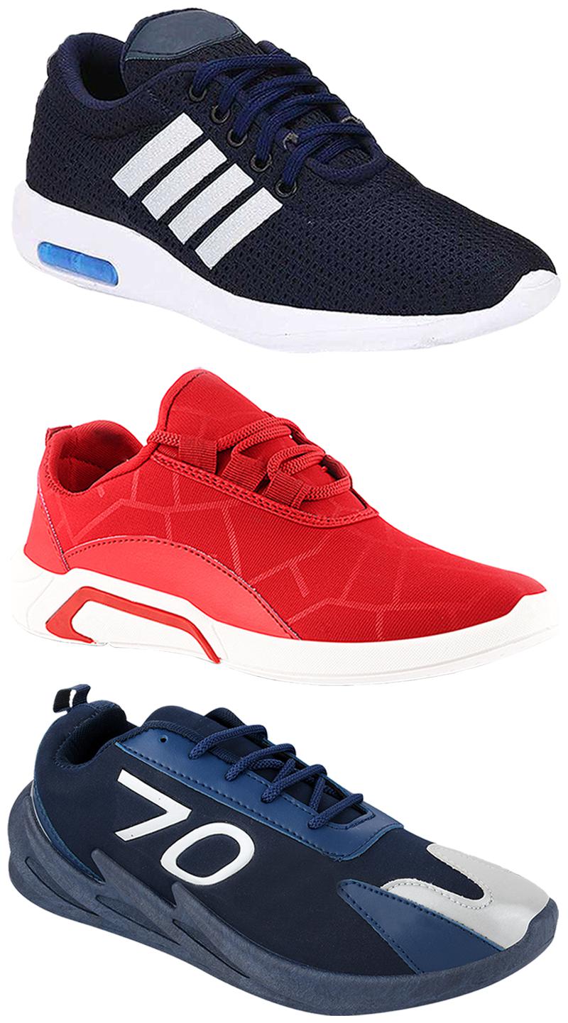 

Birde Men Multi-Color Casual Shoes - CASUAL SPORTS SNEAKERS RUNNNING SHOES - BRD-304-BLU BRD-300-RED BRD-351