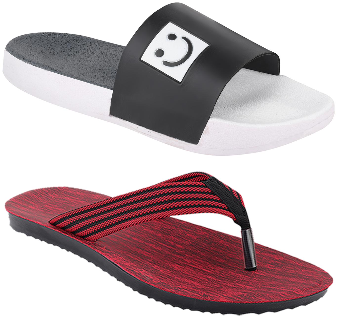 

Birde Men Multi Flip-Flops - 2 Pair