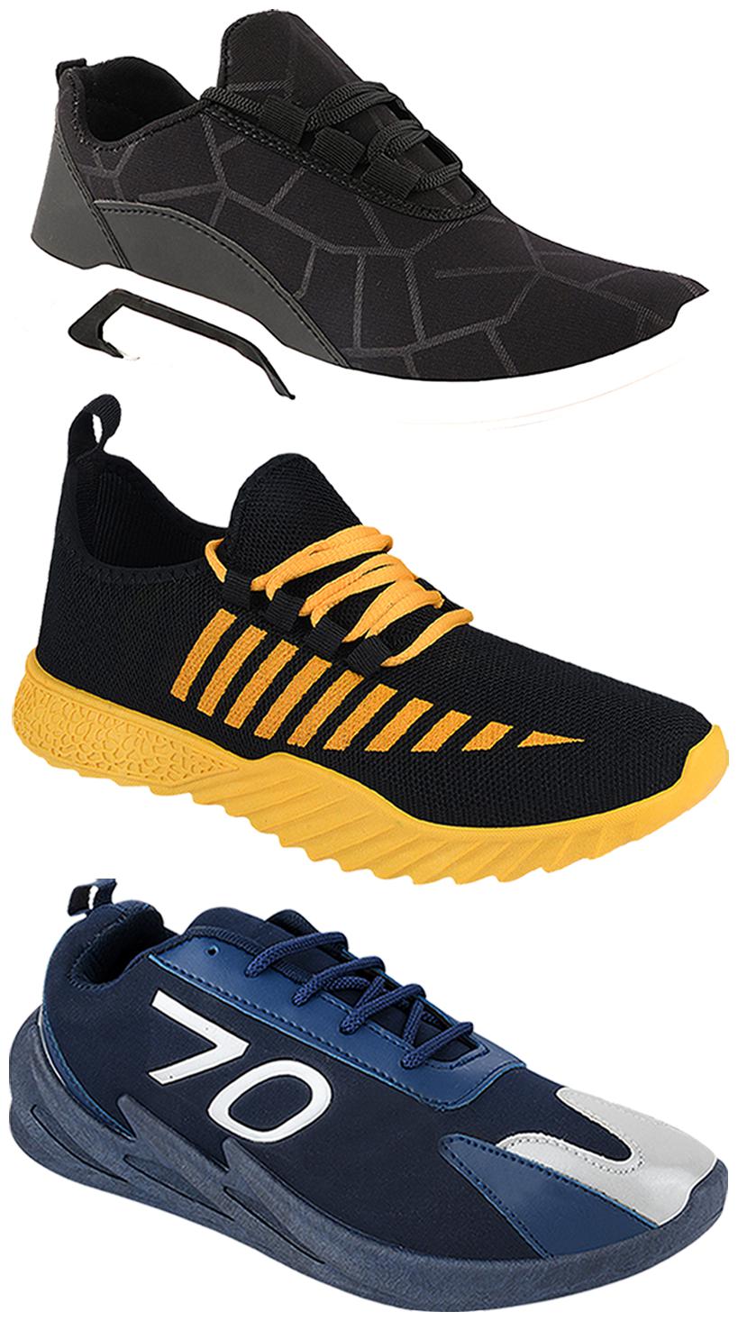 

Birde Men Multi-Color Casual Shoes - CASUAL SPORTS SNEAKERS RUNNNING SHOES - BRD-300-BLK-360-351