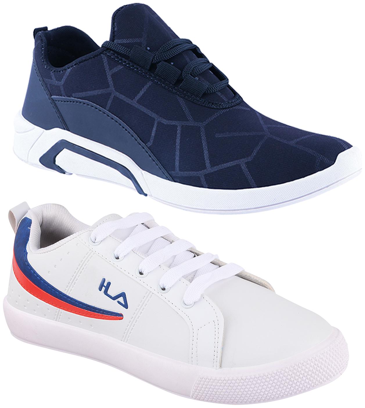 

Birde Multicolor Synthetic Casual Shoes For Men (Pack of 2)
