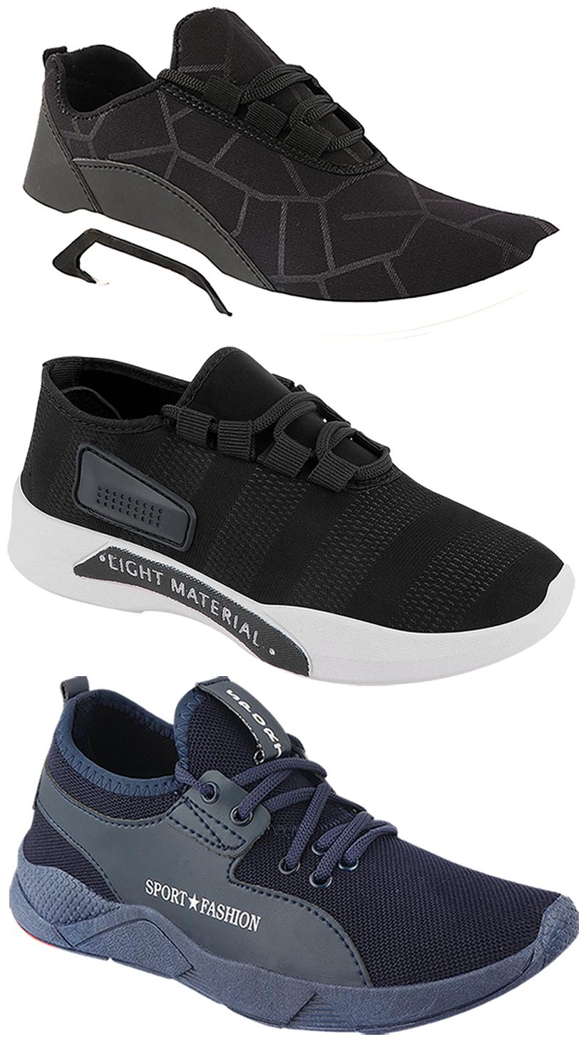 

Birde Men Multi-Color Casual Shoes - BRD-300-BLK-301-BLK-342