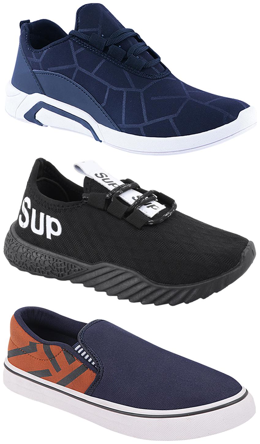 

Birde Men Multi-Color Casual Shoes - CASUAL SPORTS SNEAKERS RUNNNING SHOES - BRD-300-BLU-308-TAN-384