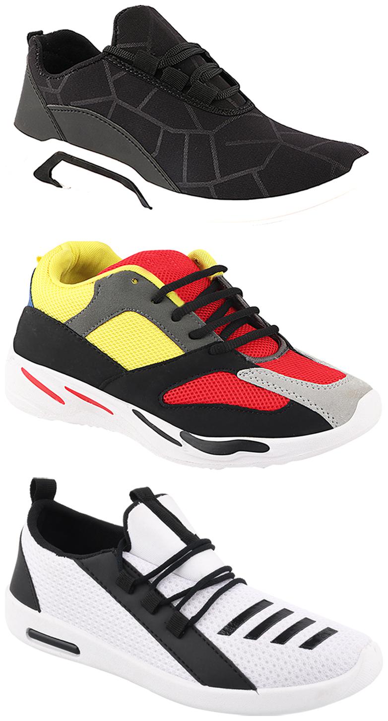 

Birde Men Multi-Color Casual Shoes - CASUAL SPORTS SNEAKERS RUNNNING SHOES - BRD-300-BLK-333-376