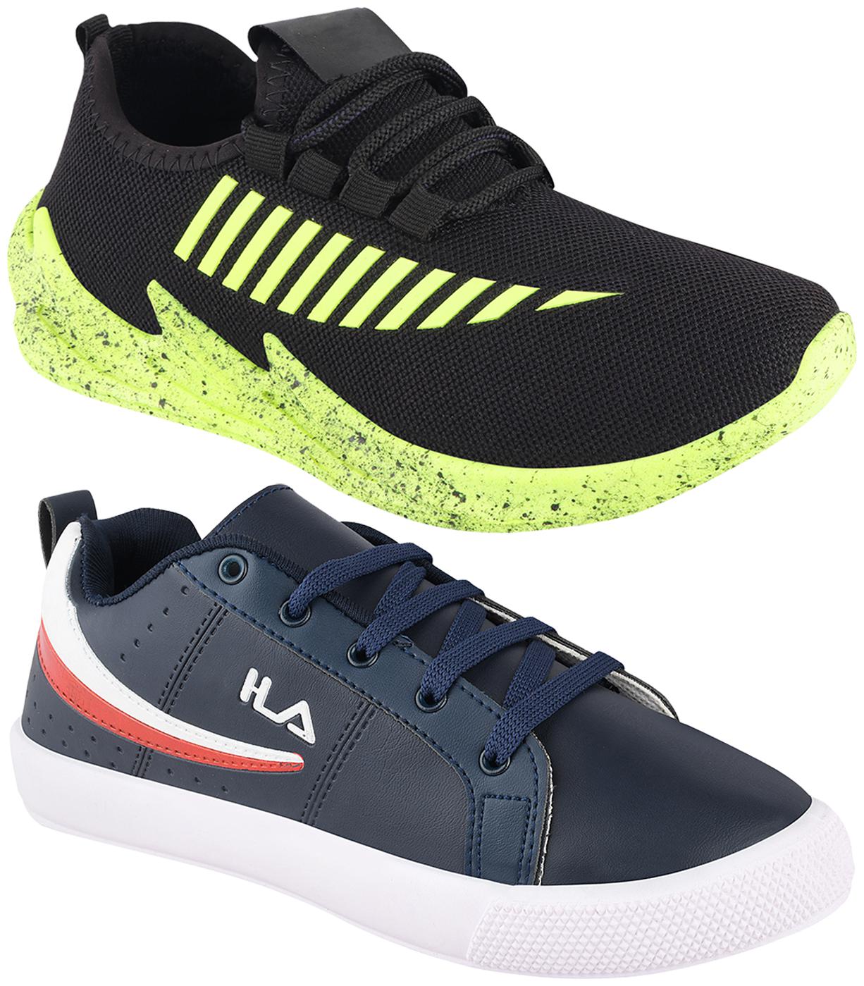 

Birde Multicolor Synthetic Casual Shoes For Men (Pack of 2)