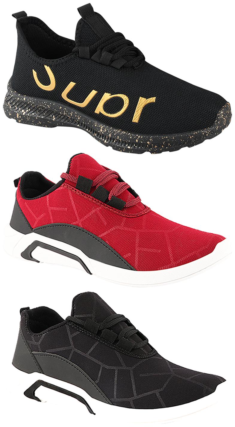 

Birde Men Multi-Color Casual Shoes - BRD-300-BLK-300-CHRY-368