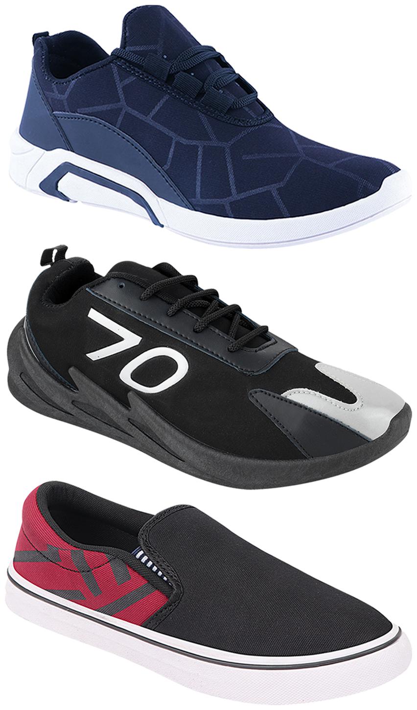 

Birde Men Multi-Color Casual Shoes - CASUAL SPORTS SNEAKERS RUNNNING SHOES - BRD-300-BLU-308-MRN-350