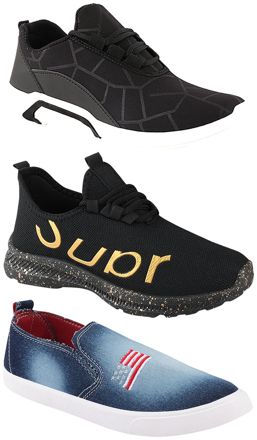 

Birde Men Multi-Color Casual Shoes - BRD-300-BLK-1220-368