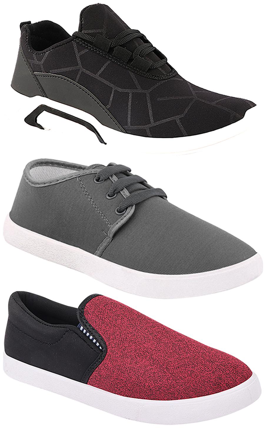 

Birde Men Multi-Color Casual Shoes - BRD-300-BLK-1079-310-BLK