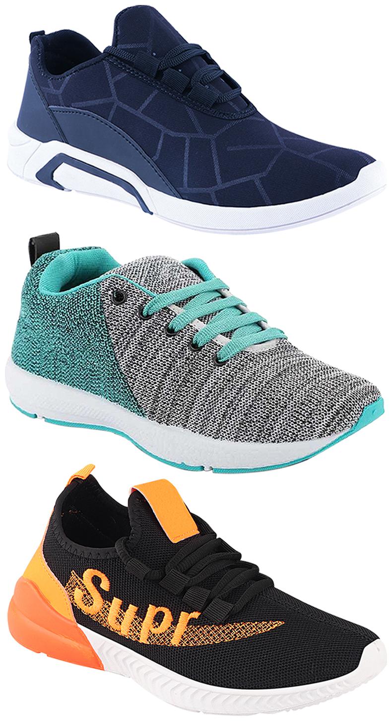 

Birde Men Multi-Color Casual Shoes - CASUAL SPORTS SNEAKERS RUNNNING SHOES - BRD-300-BLU-221-331
