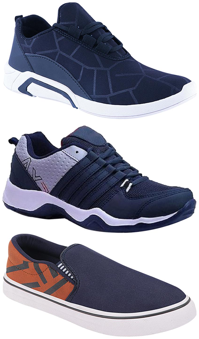 

Birde Men Multi-Color Casual Shoes - BRD-300-BLU-308-TAN AX-1