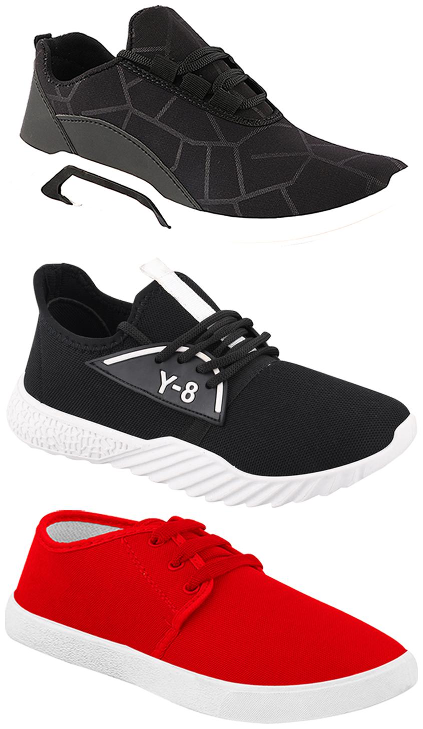 

Birde Men Multi-Color Casual Shoes - BRD-300-BLK-1077-378