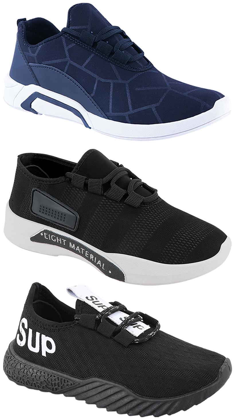 

Birde Men Multi-Color Casual Shoes - CASUAL SPORTS SNEAKERS RUNNNING SHOES - BRD-300-BLU-301-BLK-384