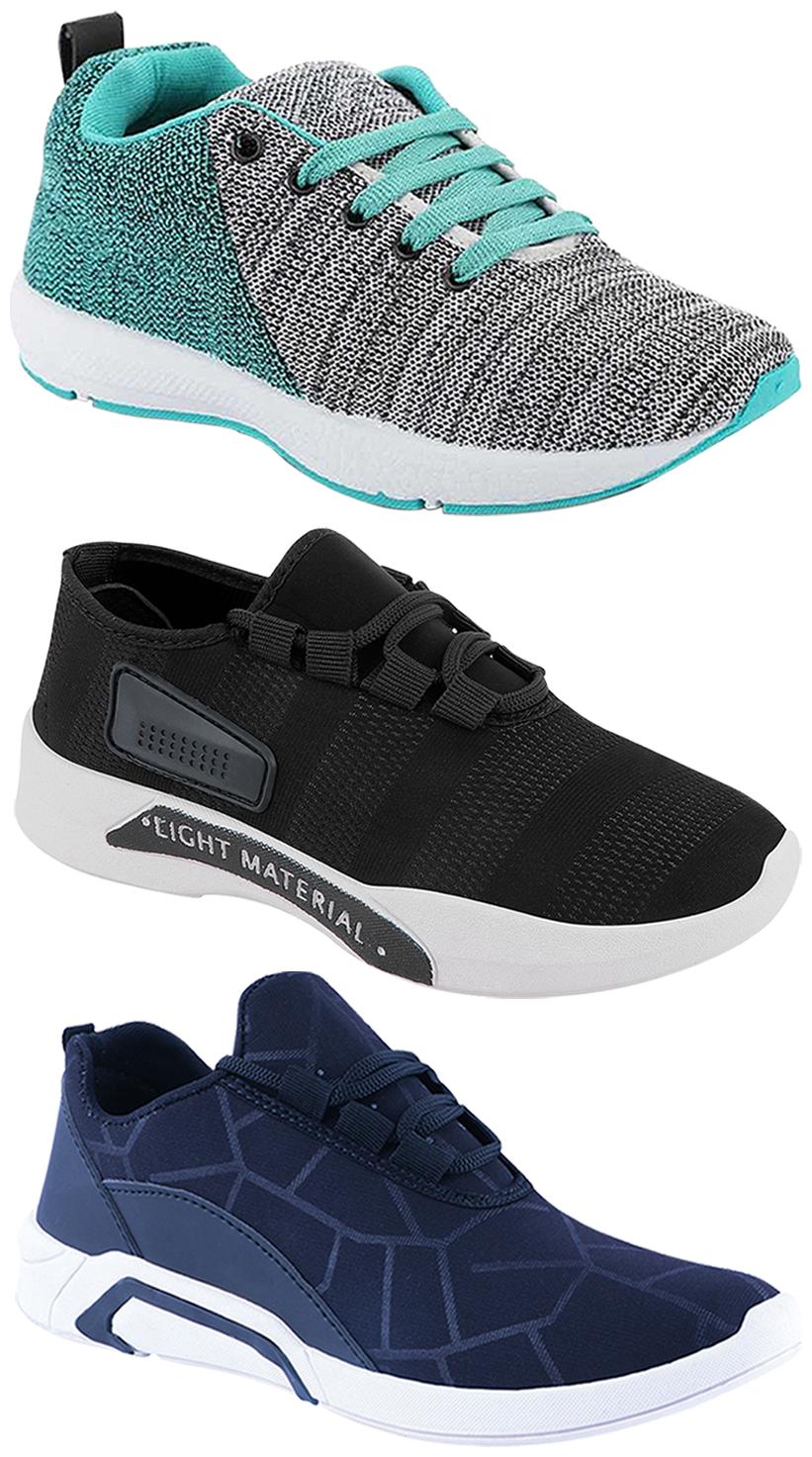 

Birde Men Multi-Color Casual Shoes - CASUAL SPORTS SNEAKERS RUNNNING SHOES - BRD-300-BLU-301-BLK-221