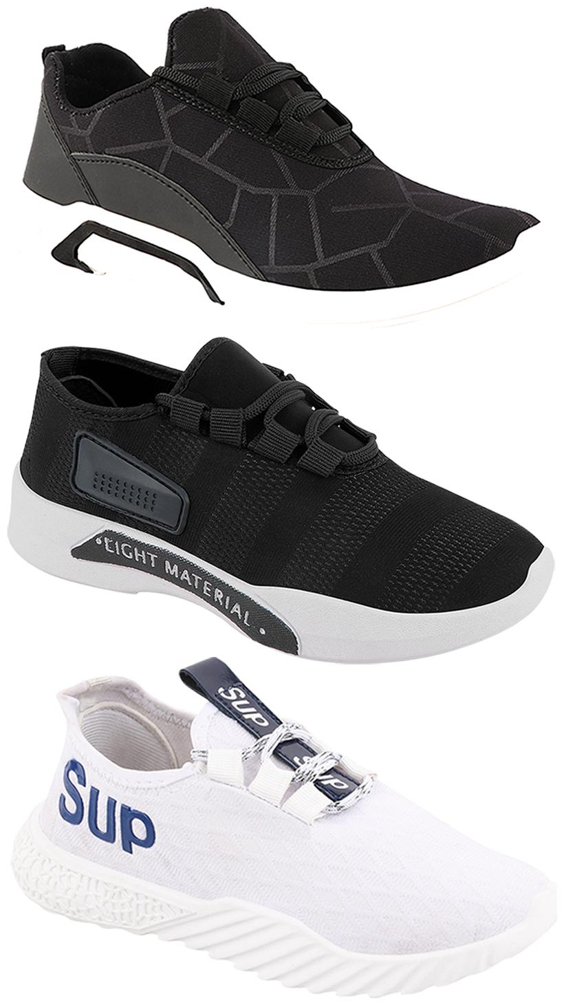 

Birde Men Multi-Color Casual Shoes - CASUAL SPORTS SNEAKERS RUNNNING SHOES - BRD-300-BLK-301-BLK-385