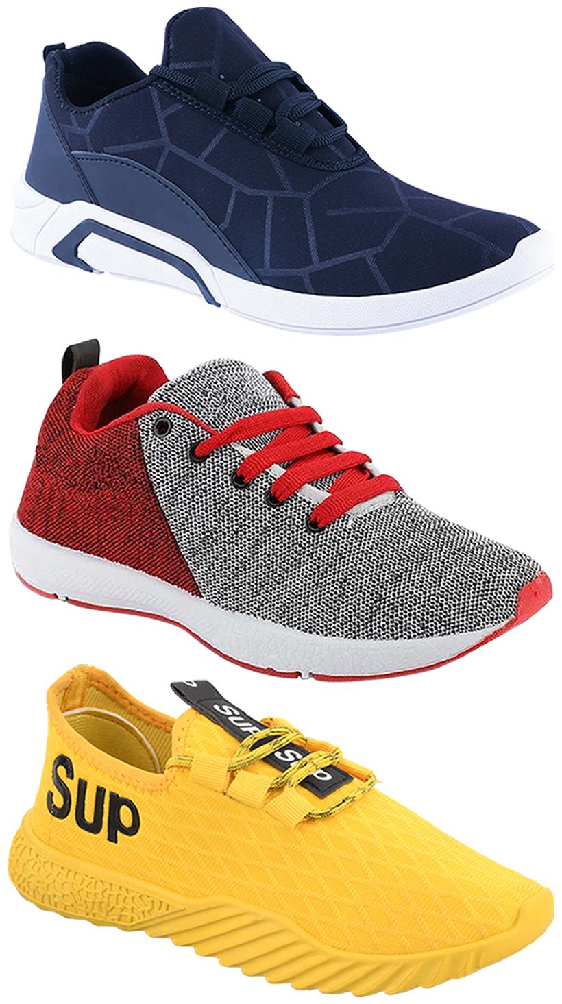 

Birde Men Multi-Color Casual Shoes - CASUAL SPORTS SNEAKERS RUNNNING SHOES - BRD-300-BLU-222-383