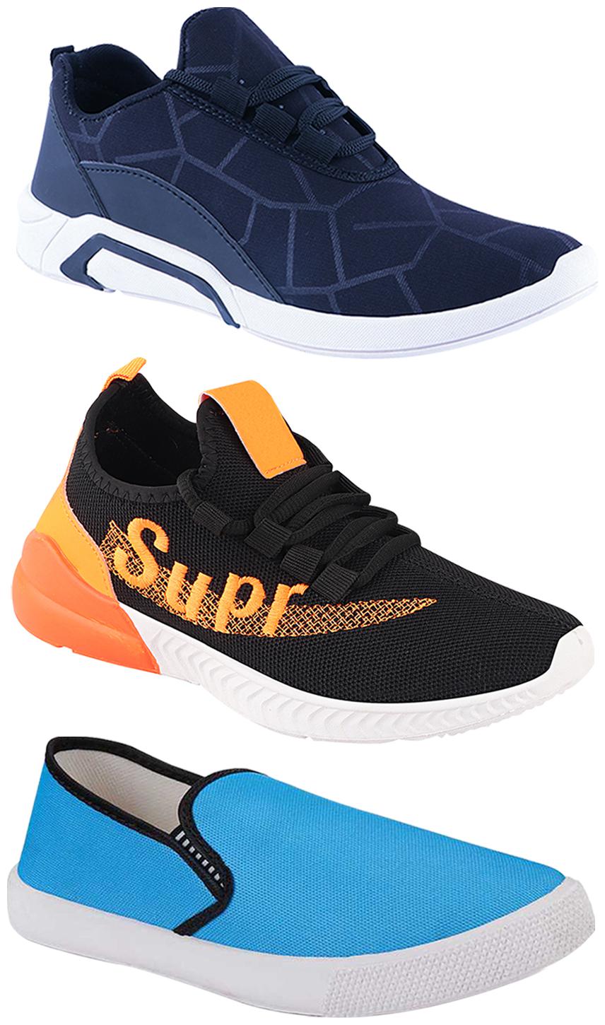 

Birde Men Multi-Color Casual Shoes - CASUAL SPORTS SNEAKERS RUNNNING SHOES - BRD-300-BLU-309-SKY-331