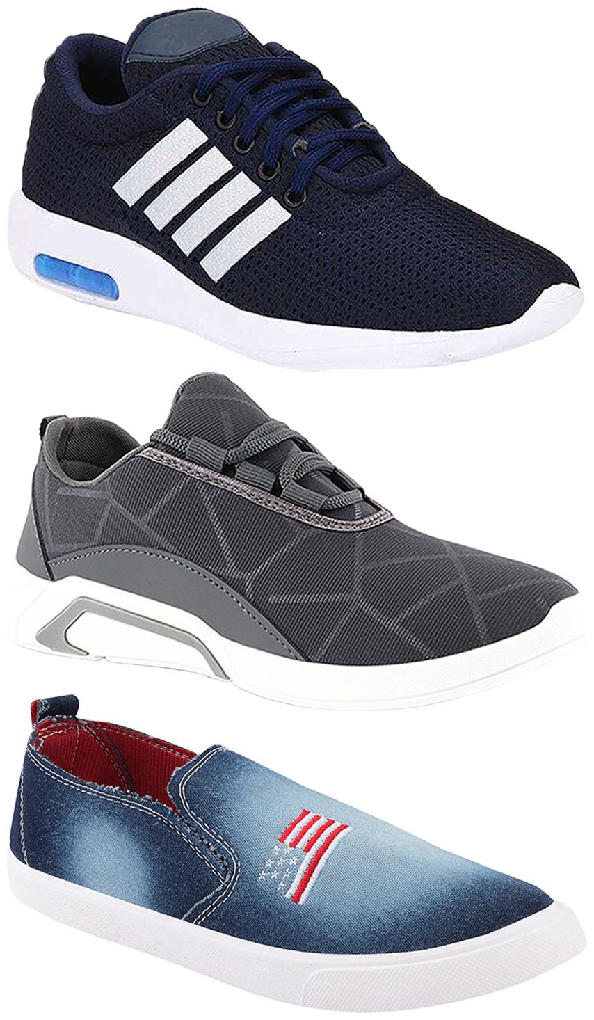 

Birde Men Multi-Color Casual Shoes - BRD-304-BLU BRD-300-GRY BRD-1220