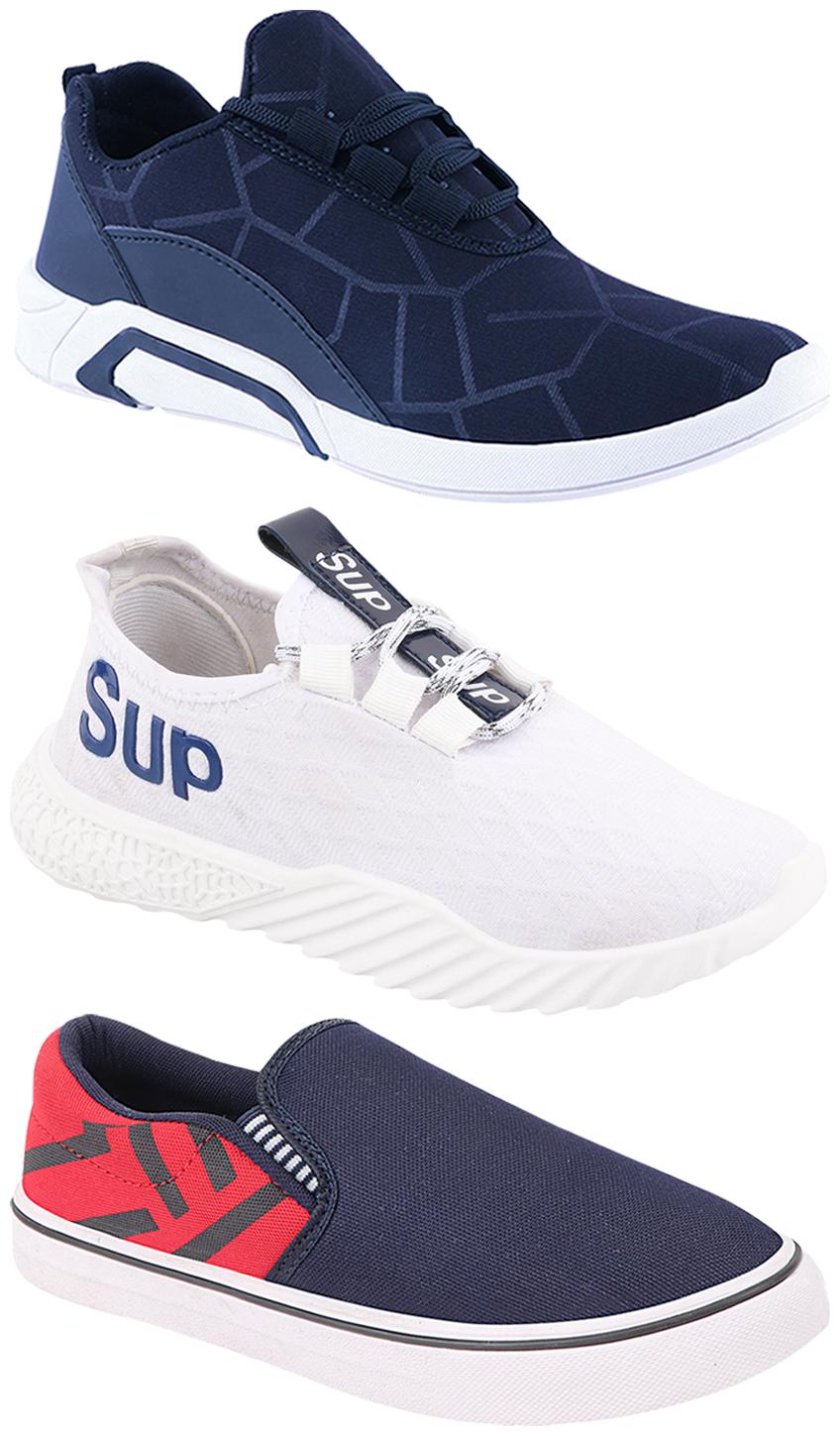 

Birde Men Multi-Color Casual Shoes - CASUAL SPORTS SNEAKERS RUNNNING SHOES - BRD-300-BLU-308-RED-385