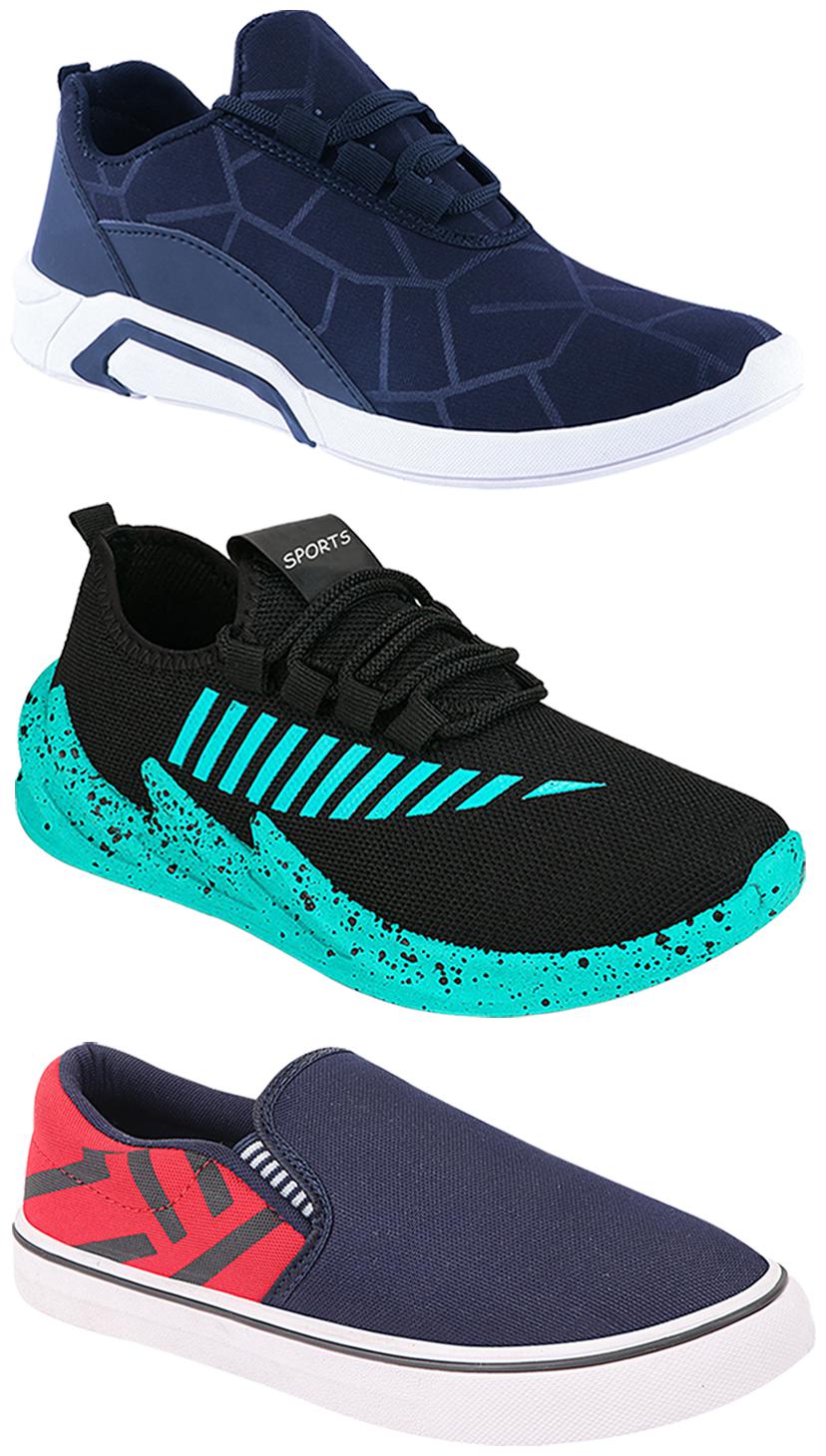 

Birde Men Multi-Color Casual Shoes - BRD-300-BLU-308-RED-324-SGRN