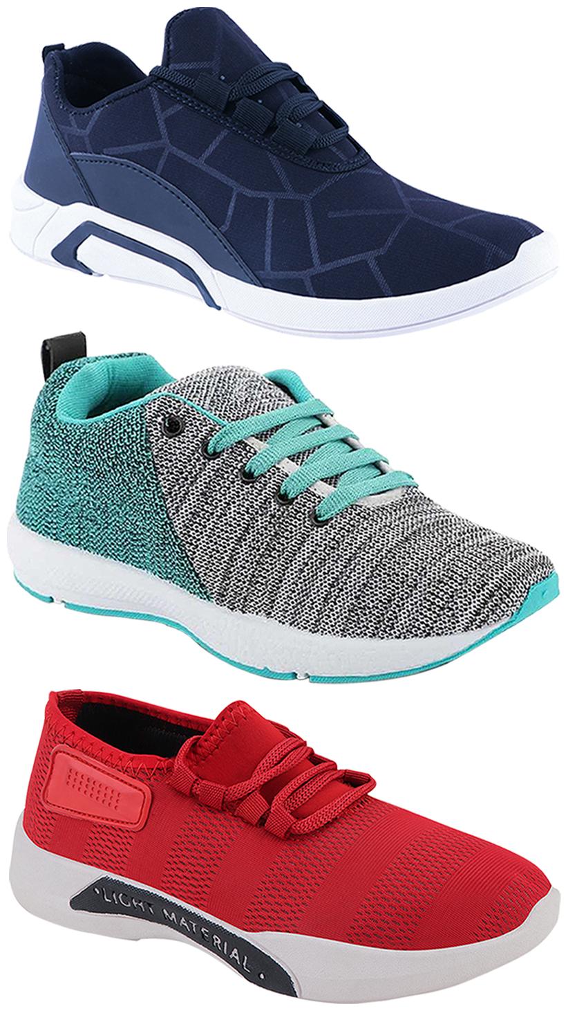 

Birde Men Multi-Color Casual Shoes - BRD-300-BLU-301-RD-221